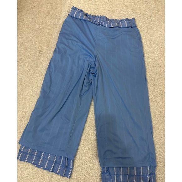 NWT Lauren Conrad Blue Striped Women's Pants - Picture 5 of 11